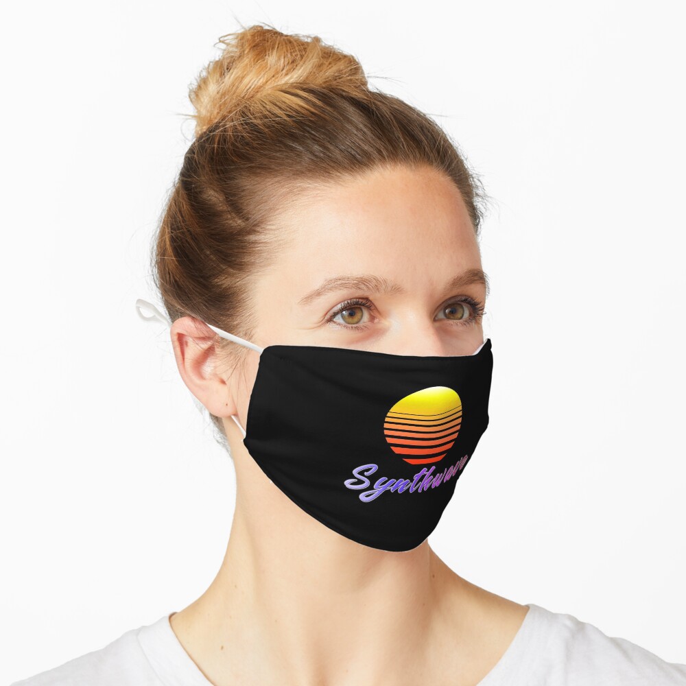Synthwave Sun Mask