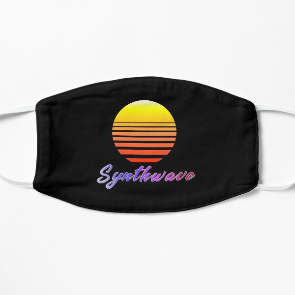 Synthwave Sun Flat Mask