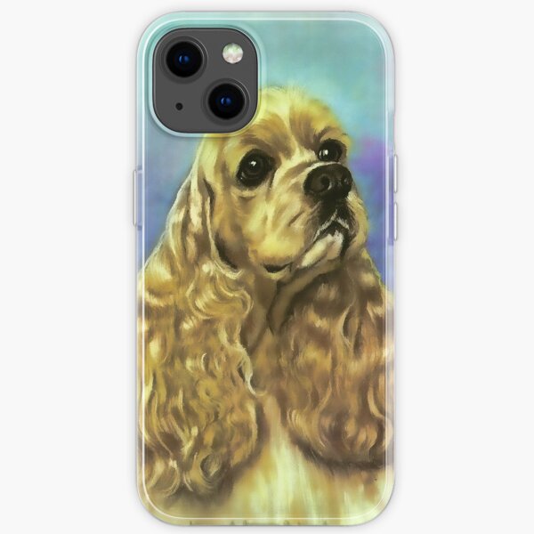 Vintage Cocker Spaniel iPhone Case iPhone Soft Case