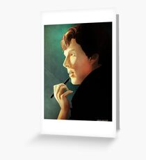 A study in painting Greeting Card