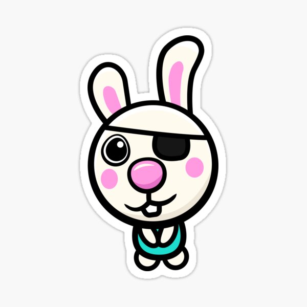 Roblox Character Stickers Redbubble - neon rabbit roblox