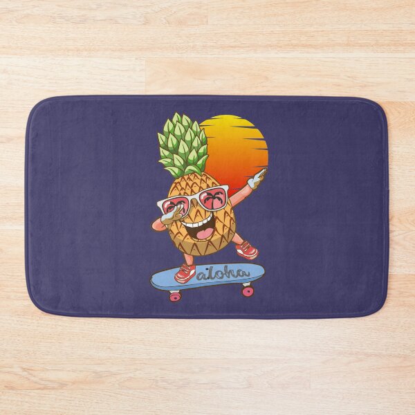 Item preview, Pineapple Dabbing Skater Funny Sunglasses Riding Skate Aloha Beaches Hawaii Quote  designed and sold by alenaz.
