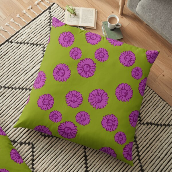Funky Daisies Floor Pillow