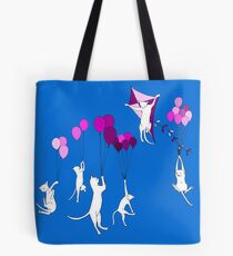 Flying Cats Tote Bag