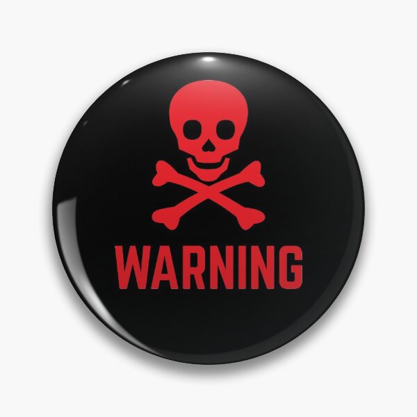 Item preview, WARNING Red SKULL designed and sold by jazzydevil.