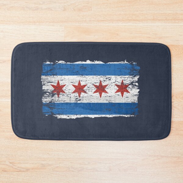 Item preview, Chicago City Flag Red Stars Grunge Vintage Distresses Style Lover Gift  designed and sold by alenaz.
