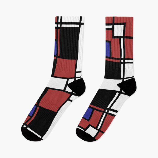 Item preview, Neoplasticism art deco pattern in well read (red) designed and sold by aapshop.