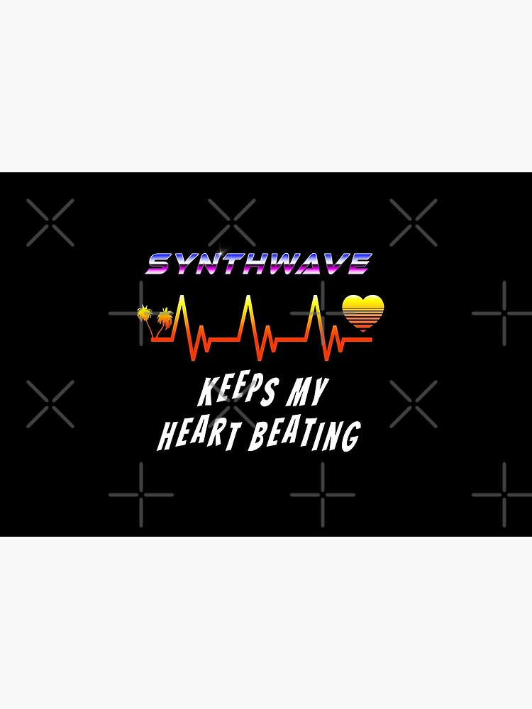 Synthwave keeps my heart beating by GaiaDC