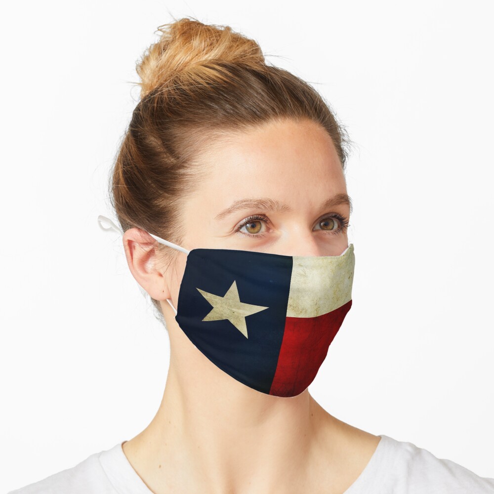 Texas, Texas Flag, Worn Effect, American Flag, Usa Flag,  Mask