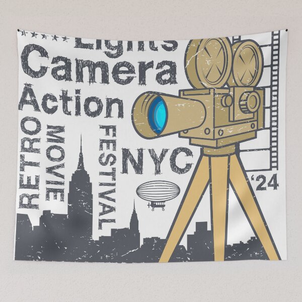 Item preview, Lights, Camera, Action designed and sold by studio838.
