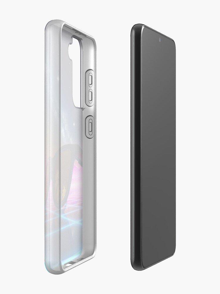 Alternate view of Sunglasses in a synthwave landscape Samsung Galaxy Phone Case