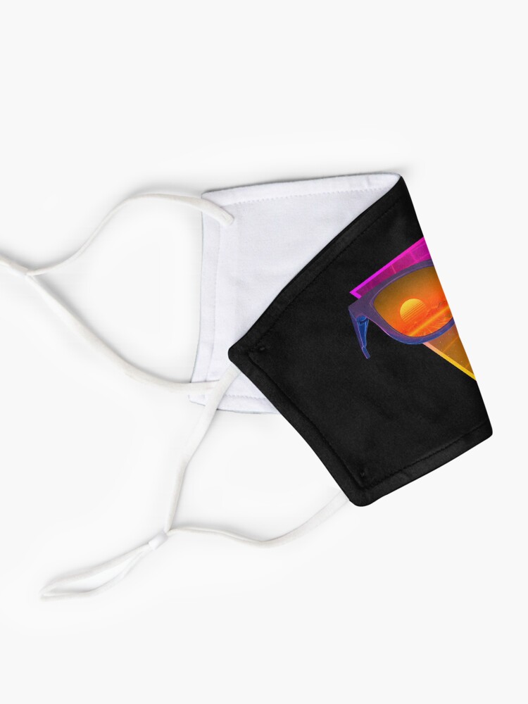 Alternate view of Sunglasses in space (Purple) Mask