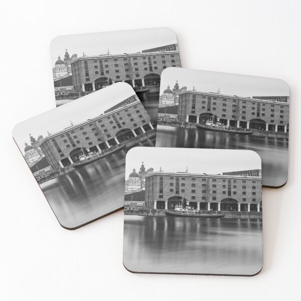 Item preview, Albert Dock panorama (monochrome) designed and sold by wellsie82.