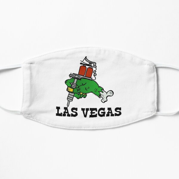 Eine Monsterhand tätowiert LAS VEGAS! - black Kleine Maske
