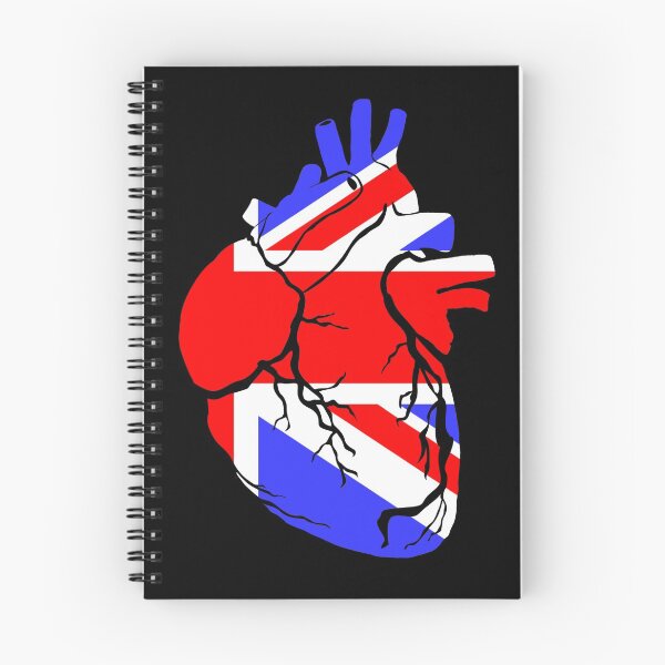 Item preview, Anatomical heart design, union flag designed and sold by BunDesigns.