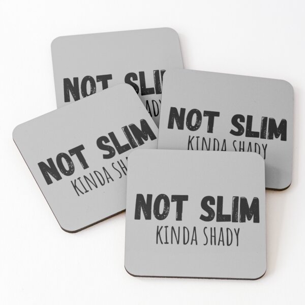 Item preview, Not Slim Kinda Shady designed and sold by CatMonkStudios.