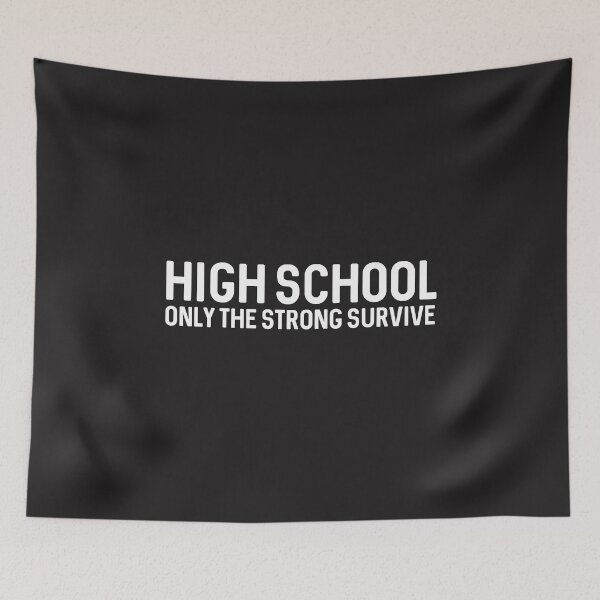 Item preview, High School Only The Strong Survive Funny Graduation Gift graduate humor quote for son daughter  designed and sold by alenaz.