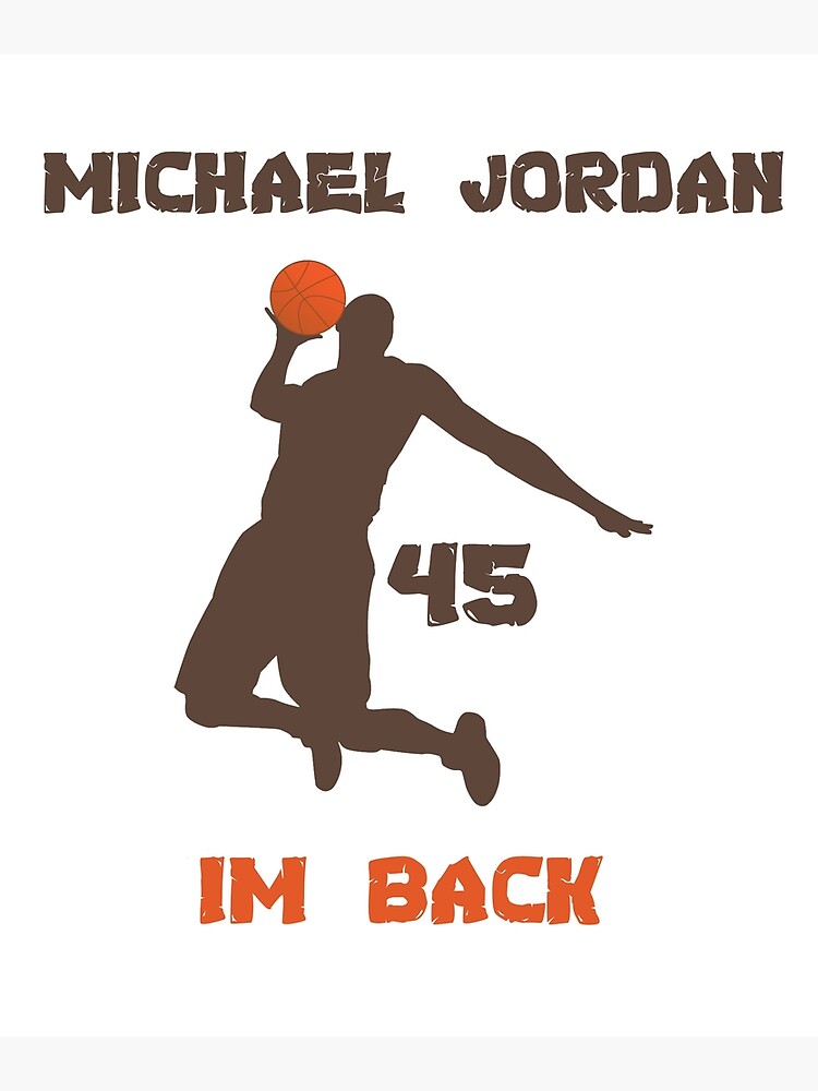 rattraptees Michael Jordan 45 Back-to T-Shirt