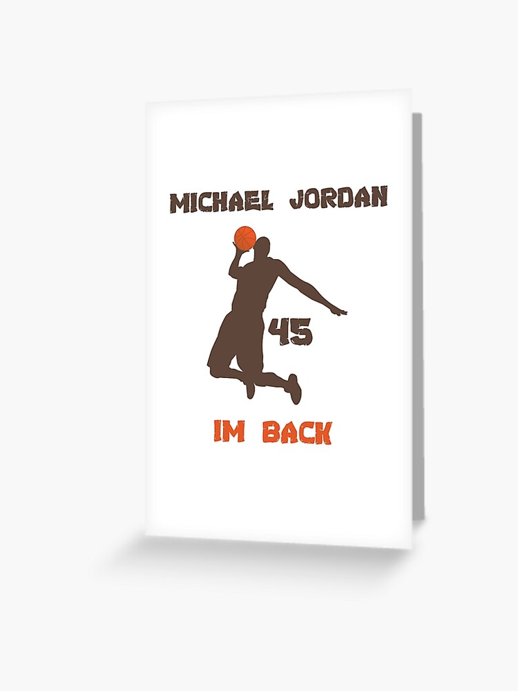 rattraptees Michael Jordan 45 Back-to Baseball Tee