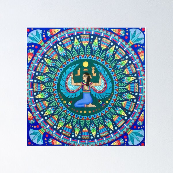Egyptian Goddess Isis Poster