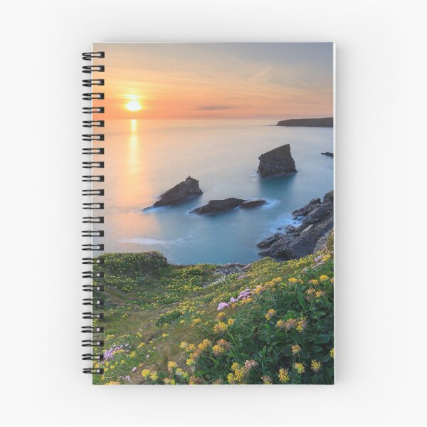 Item preview, The setting sun at Bedruthan Steps. designed and sold by bitm2007.