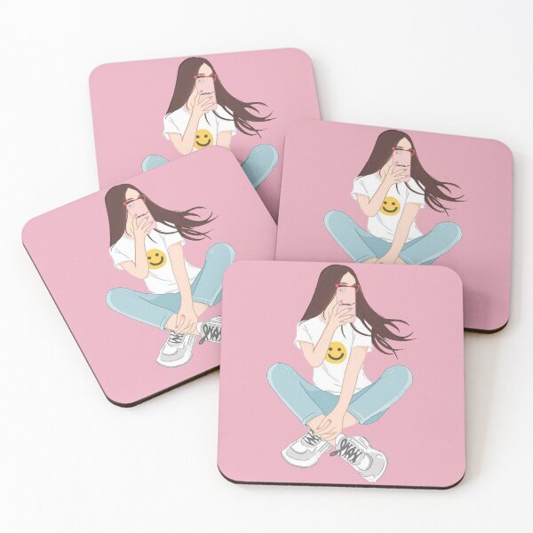 Item preview, A beautiful Girl With Pink Background designed and sold by shop4fun.