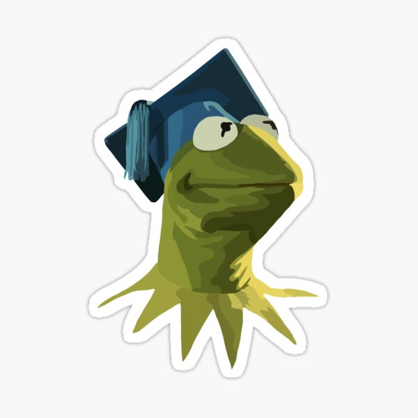 Item preview, Graduation Kermit designed and sold by sciintillaa.