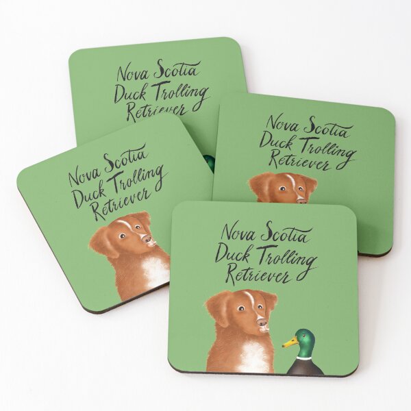 Item preview, Nova Scotia Duck Trolling Retriever (Green) designed and sold by illucalliart.