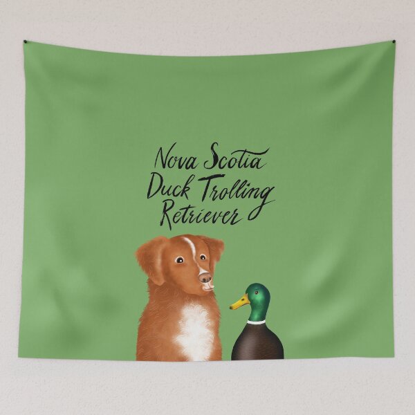 Item preview, Nova Scotia Duck Trolling Retriever (Green) designed and sold by illucalliart.