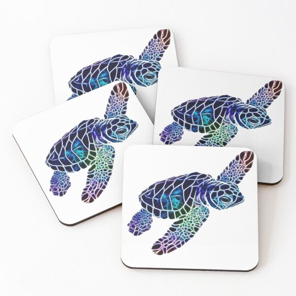 Item preview, sea turtle abstract designed and sold by NandoArtDesign.