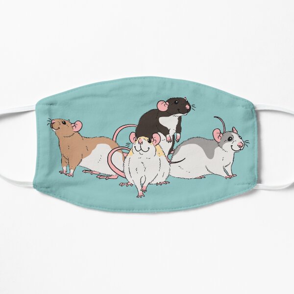 Rat Group Flat Mask