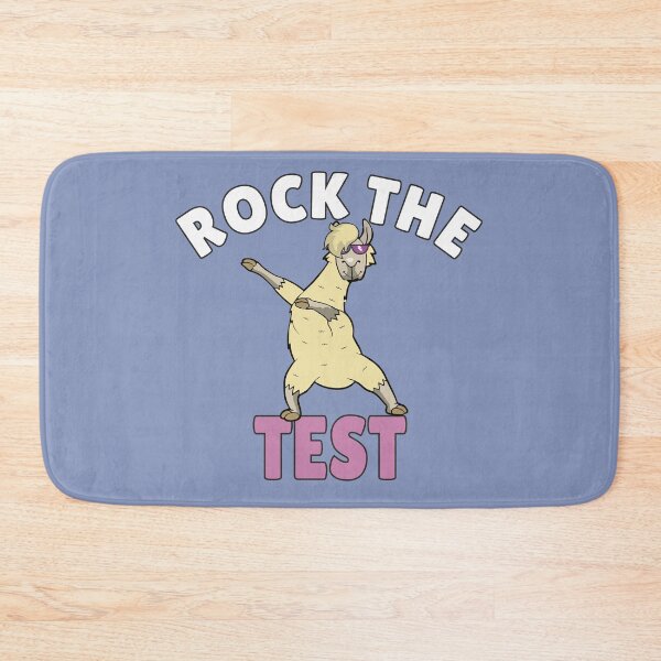 Item preview, Rock The Test Day Llama Dancing Funny Cute Inspirational Testing Supportive Quote  designed and sold by alenaz.