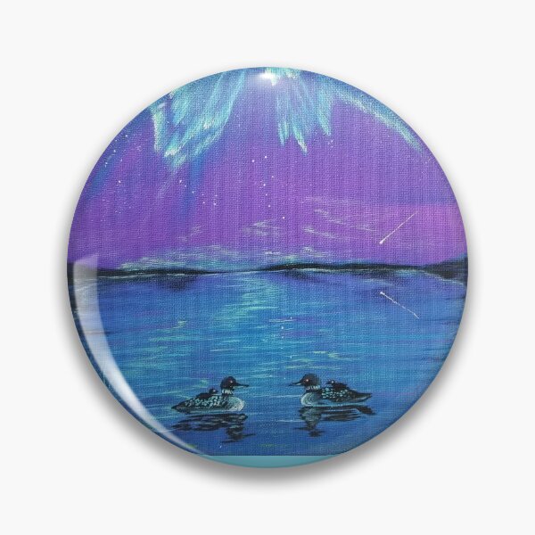 Item preview, Loons Under Northern Lights designed and sold by Debbie Center.