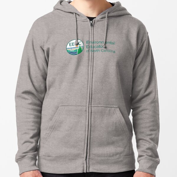Logo with Text - T-Shirts Zipped Hoodie