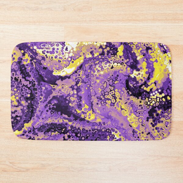 Item preview, Nonbinary Pride Swirled Layered Abstract Ink Drops designed and sold by Vernen Ink.