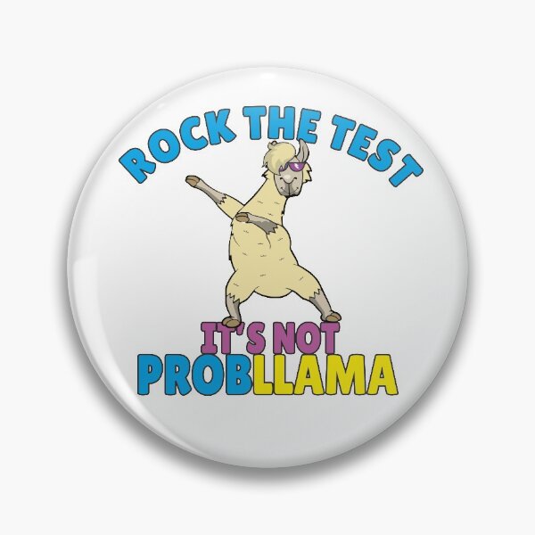 Item preview, Rock The Test Day It's Not Probllama Dabbing Llama Funny Inspirational Teacher Quote  designed and sold by alenaz.