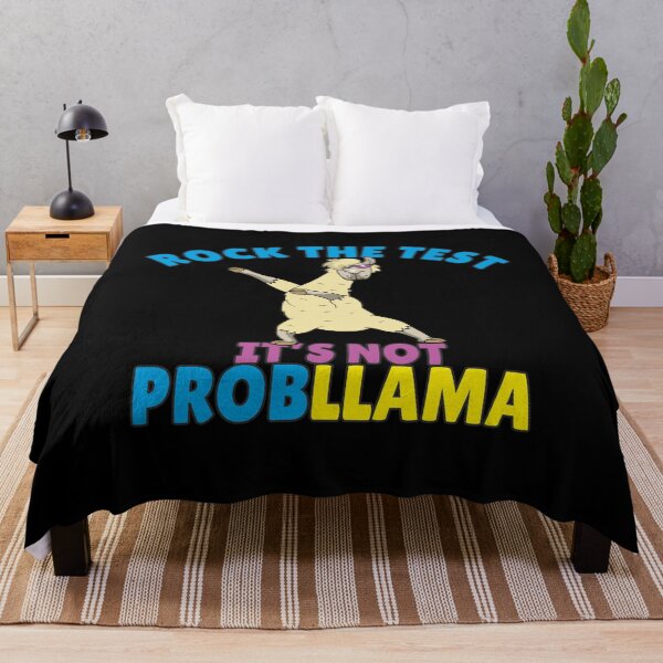 Item preview, Rock The Test Day It's Not Probllama Dabbing Llama Funny Inspirational Teacher Quote  designed and sold by alenaz.