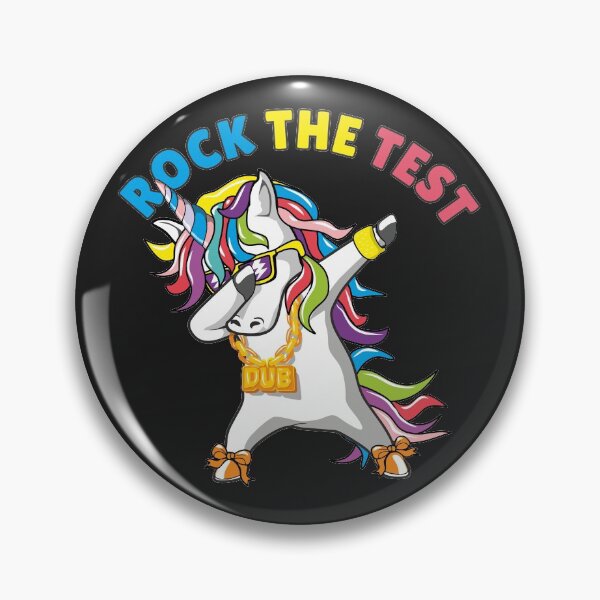 Item preview, Rock The Test Day Dabbing Unicorn Funny Teacher Inspirational Quote Kids Gift  designed and sold by alenaz.