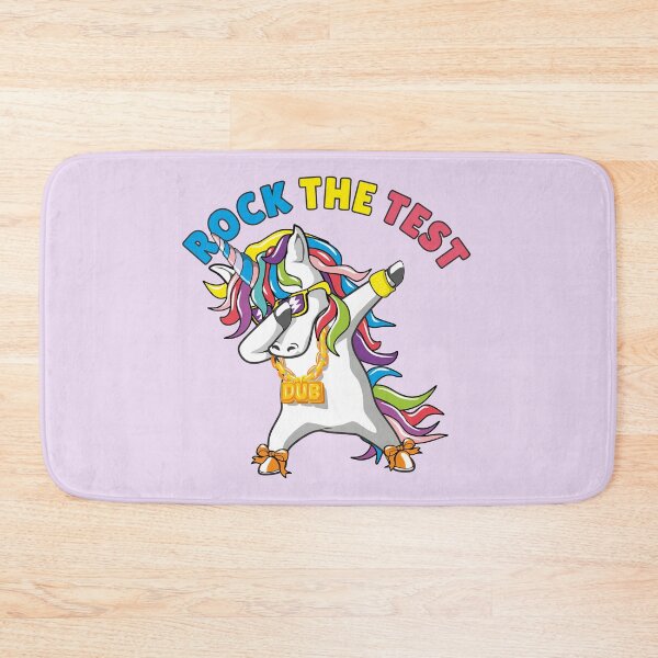 Item preview, Rock The Test Day Dabbing Unicorn Funny Teacher Inspirational Quote Kids Gift  designed and sold by alenaz.