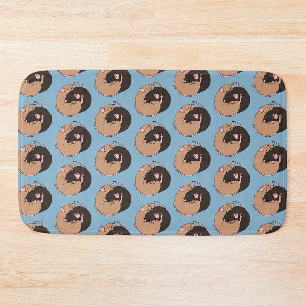 Item preview, Cuddling Rats Agouti and Black designed and sold by Holly Wells . Sweet Illustrations.