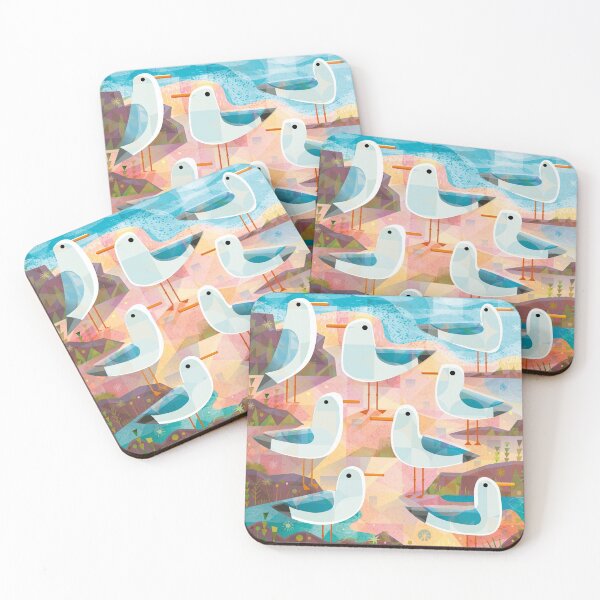 Item preview, Seagulls on a Sunlit Shore designed and sold by gklucas.