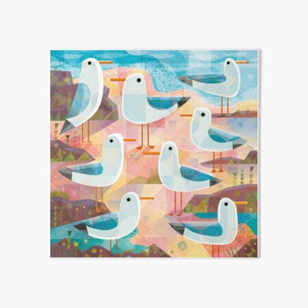 Item preview, Seagulls on a Sunlit Shore designed and sold by gklucas.