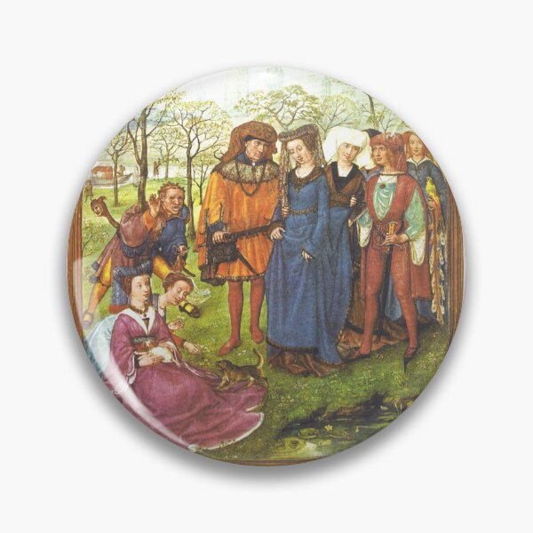 Artikelvorschau, Medieval courtiers entworfen und verkauft von Vintage Designs +.