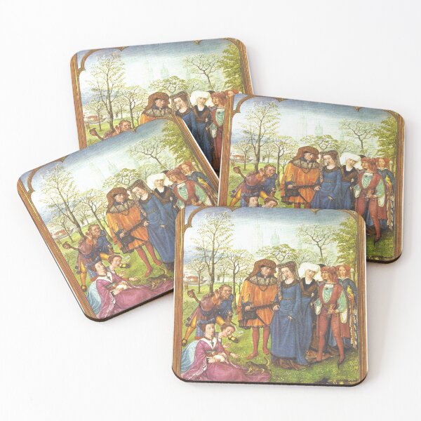 Item preview, Medieval courtiers designed and sold by Vintage Designs +.