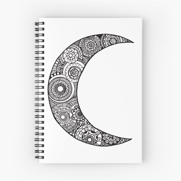 Artikelvorschau, Mond Zentangle entworfen und verkauft von DesignPMG.