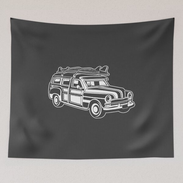 Item preview, Chevy Cadilac Woodie / Vintage Kombi 01_weiß designed and sold by RollOn.