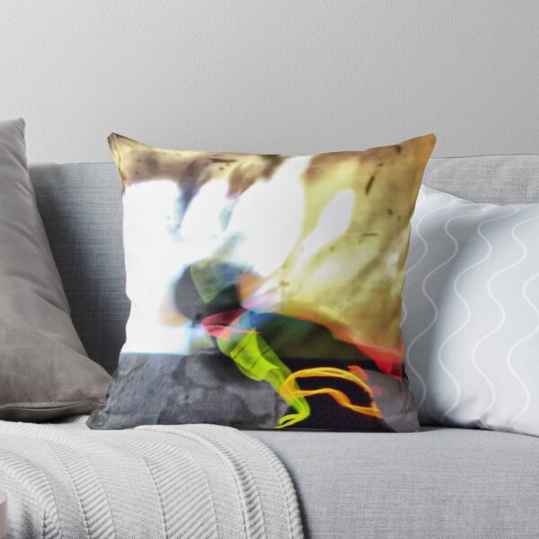 Abstractamente tests Throw Pillow