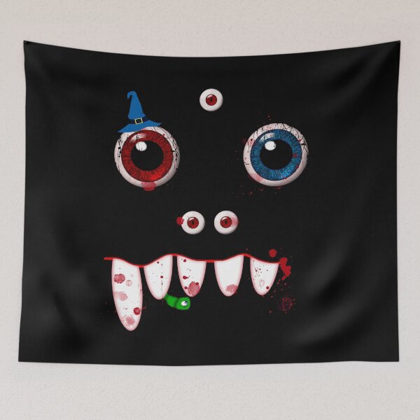 Item preview, Funny Scary Bloody Monster Face Halloween Gift designed and sold by r-silver.