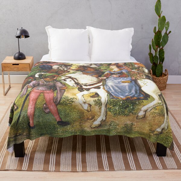 Item preview, Medieval courtiers on horseback designed and sold by Vintage Designs +.