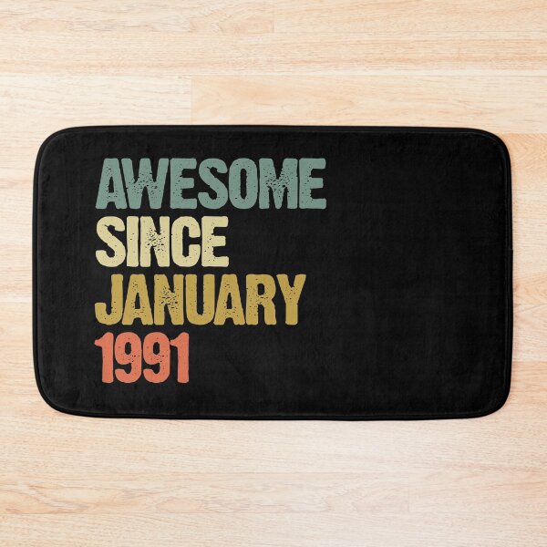 Item preview, Awesome Since January 1991 29th Birthday Gift designed and sold by vomaria.